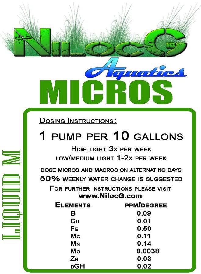 NilocG Aquatics | Liquid NPK+M | 500ml Bottles | Highly Concentrated Aquarium Plant Fertilizer for Demanding Planted Tanks - Image 3
